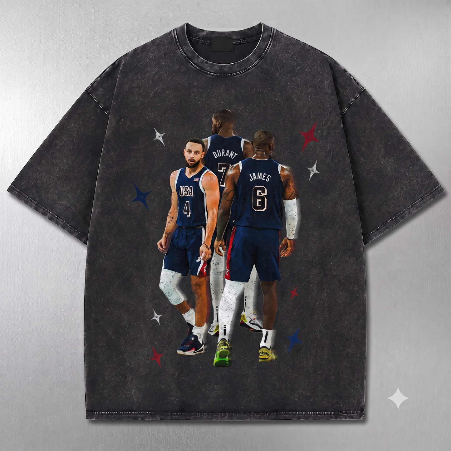 Philadelphia 76ers James #23 Vintage Basketball Graphic Tee
