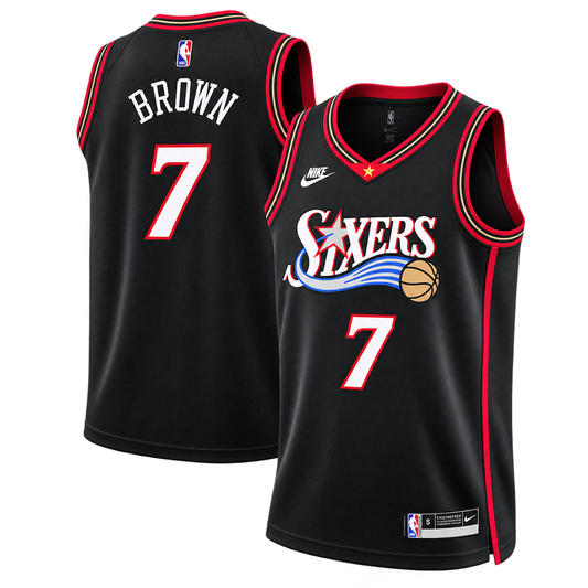 Philadelphia 76ers Edition Swingman Jersey Jaylen Brown - All Stitched