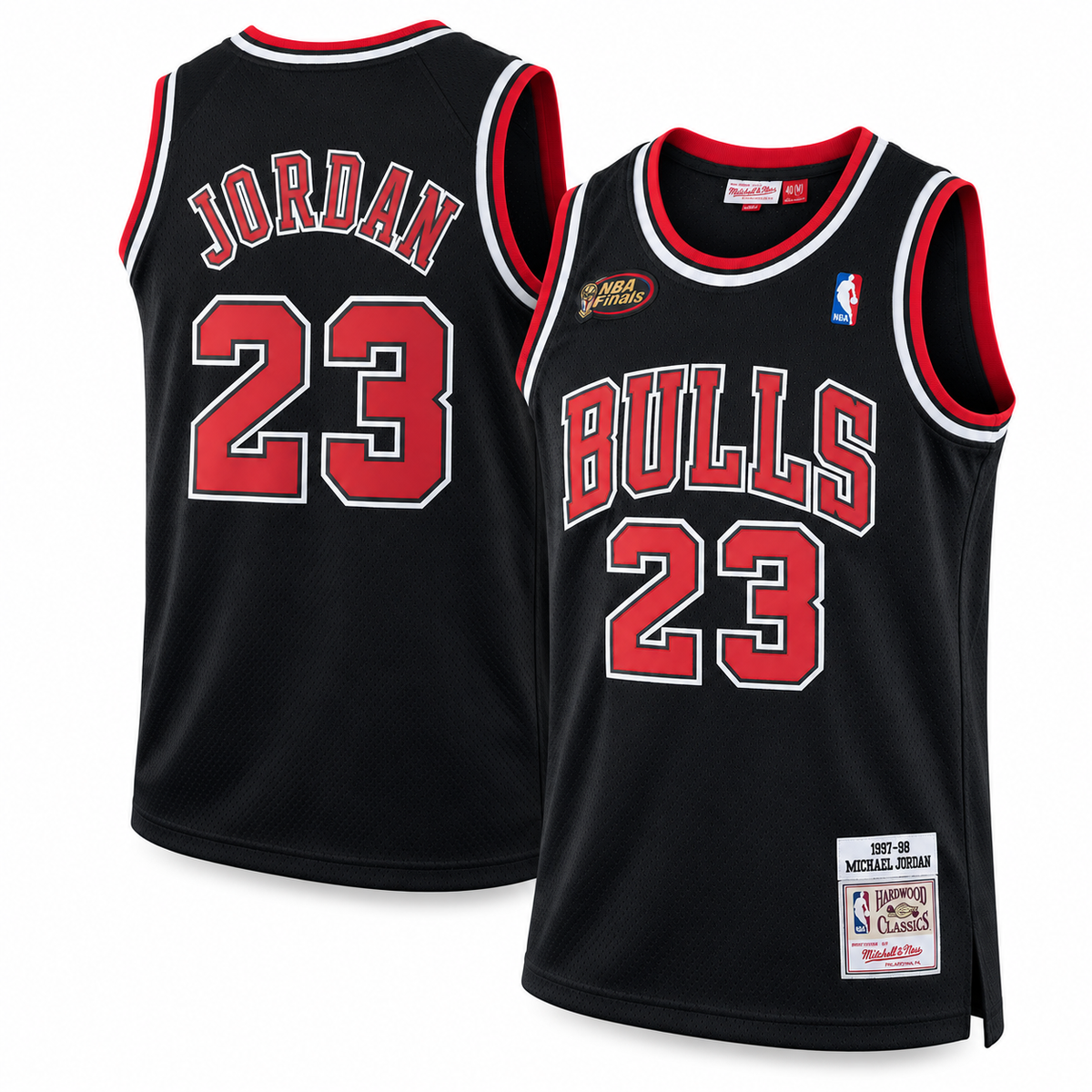 Unisex Michael Jordan #23 Chicago Bulls 1997-98 Hardwood Classics Basketball Jersey