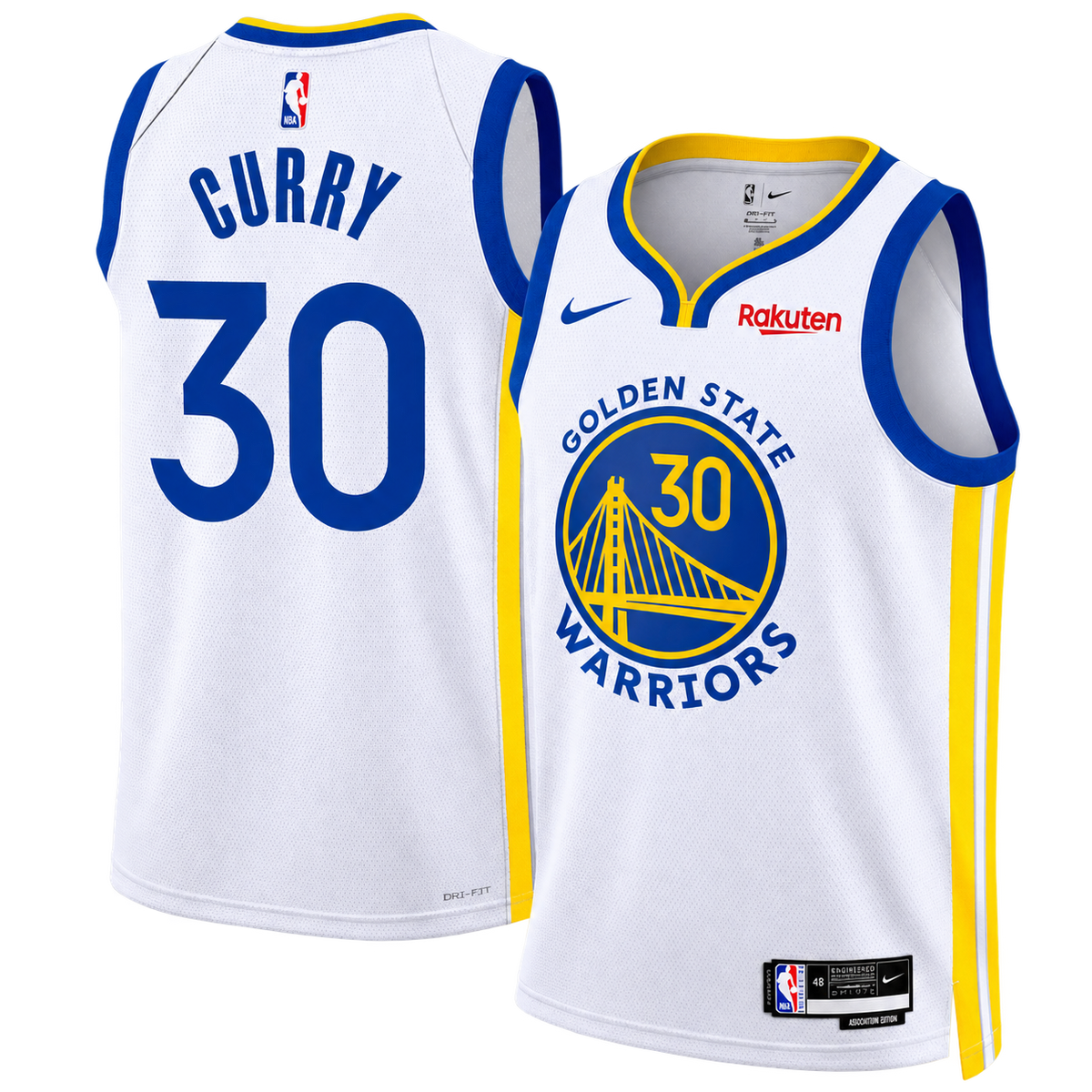 Unisex - Golden State Warriors Stephen Curry Swingman Jersey - All Stitched
