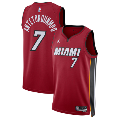 Giannis Antetokounmpo Miami Heat #7 Swingman Jersey Collection – Unisex