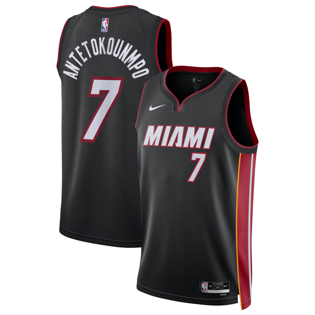 Giannis Antetokounmpo Miami Heat #7 Swingman Jersey Collection – Unisex