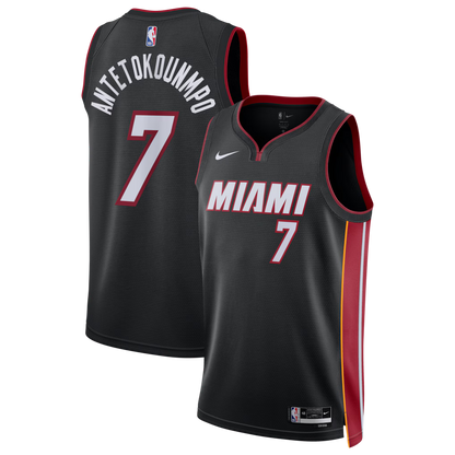 Giannis Antetokounmpo Miami Heat #7 Swingman Jersey Collection – Unisex